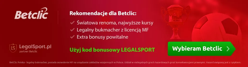 Zalety rejestracji w Betclic z kodem promocyjnym LEGALSPORTPL - załóż konto w Betclic 
