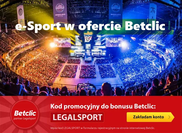 Esport w Betclic - jak stawiać zakłady