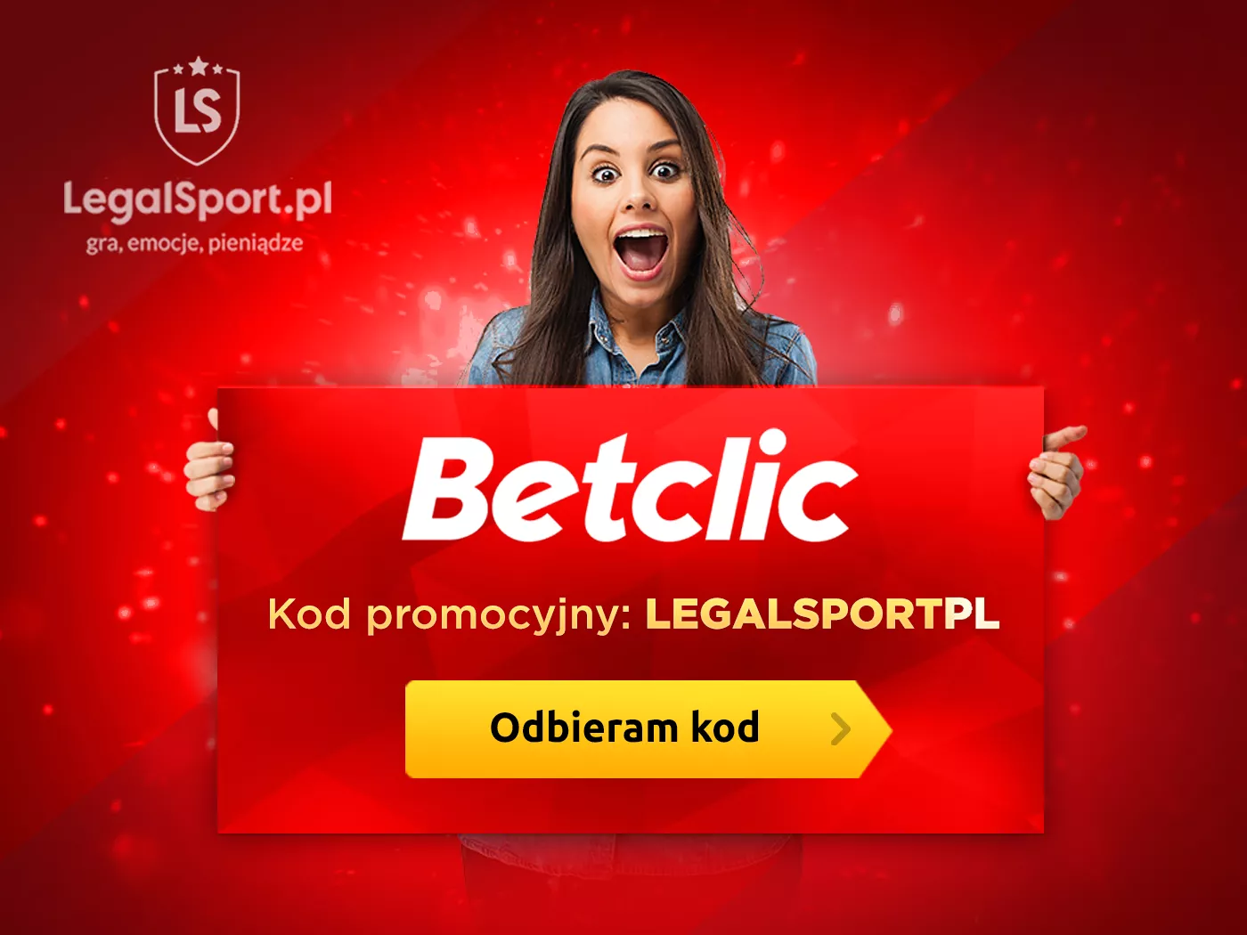 Kod promocyjny do bukmachera Betclic