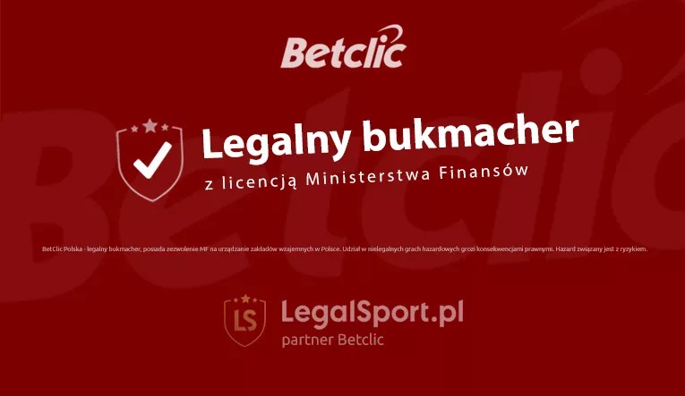 Betclic Polska - legalny bukmacher z licencją MF