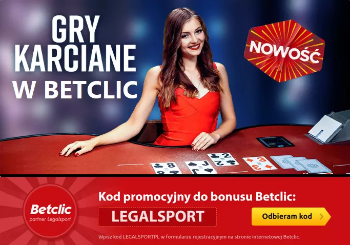 Gry karciane w ofercie legalnego bukmachera Betclic