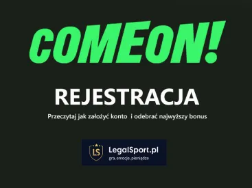 ComeOn - rejestracja