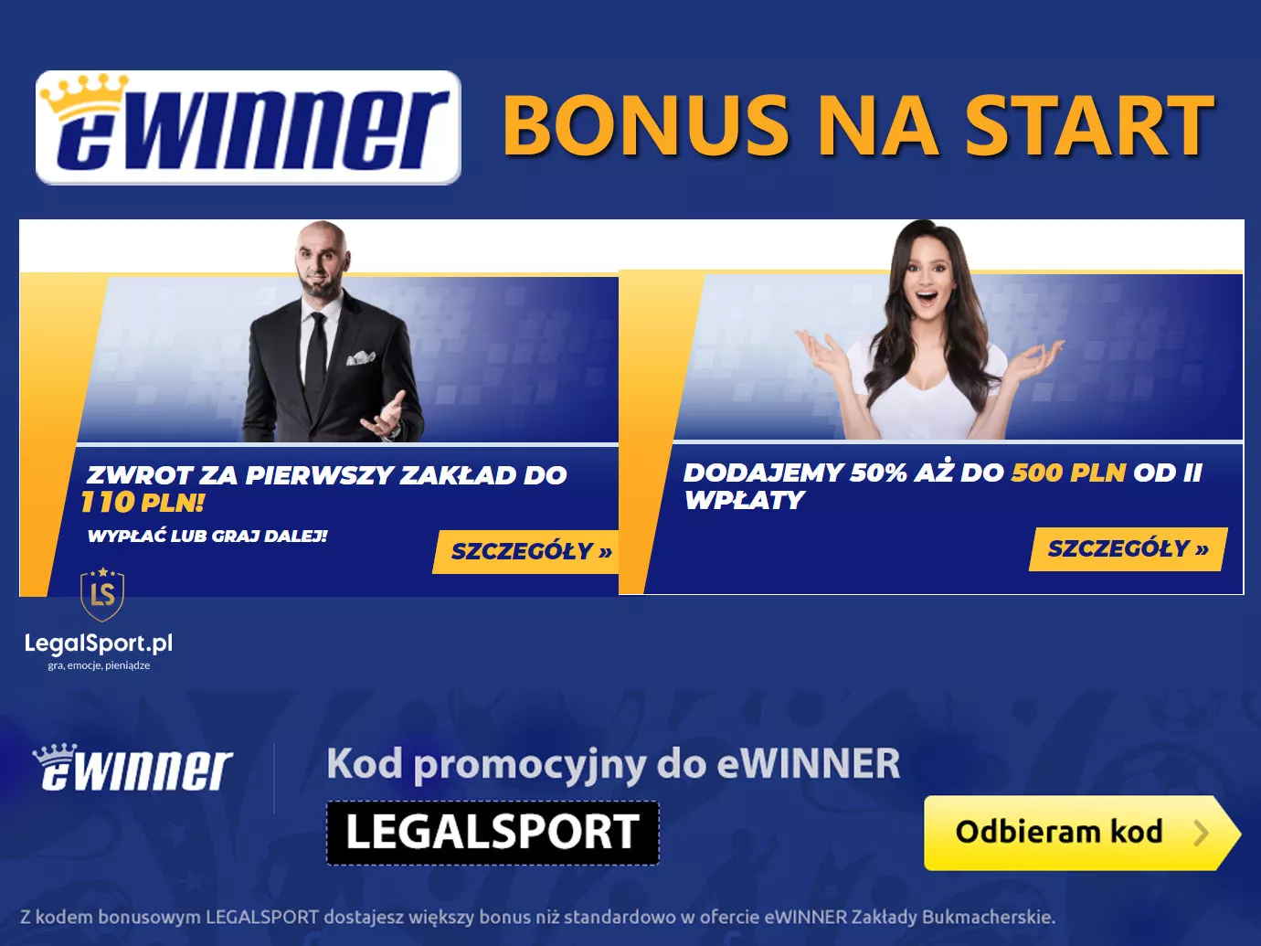 eWinner bonus powitalny