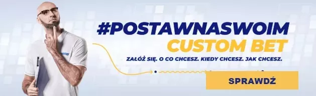 Custom bet w eWinner Zakłady Bukmacherskie. Promocja dzięki której postawisz swój własny typ