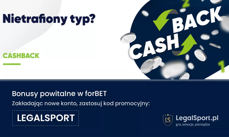 forBET Zakłady Bukmacherskie i promocja cashback - zdjęcie do tekstu