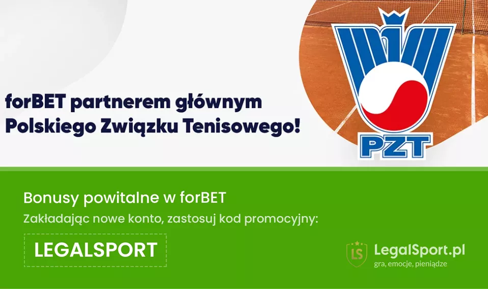 forBET Zakłady Bukmacherskie partnerem Polskiego Związku Tenisowego - zdjęcie do tekstu