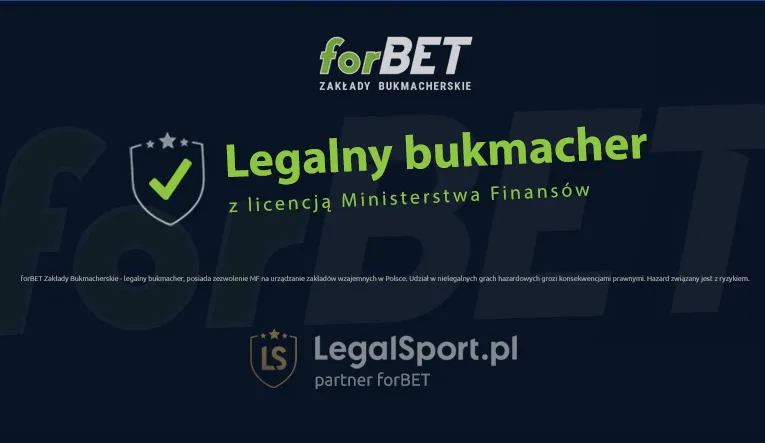forBET jest legalnym polskim bukmacherem z licecją MF
