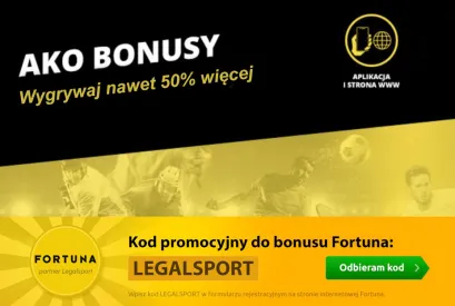 Fortuna AKO boost - nawet 50% więcej na kuponach