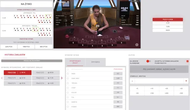 Gry Karciane w Zakładach Bukmacherskich Fuksiarz - poker, blackjack