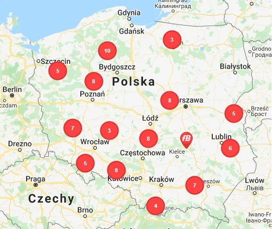 Sieć punktów naziemnych forBET
