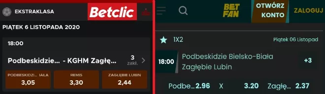 Betclic: najlepsze kursy na Ekstraklasę