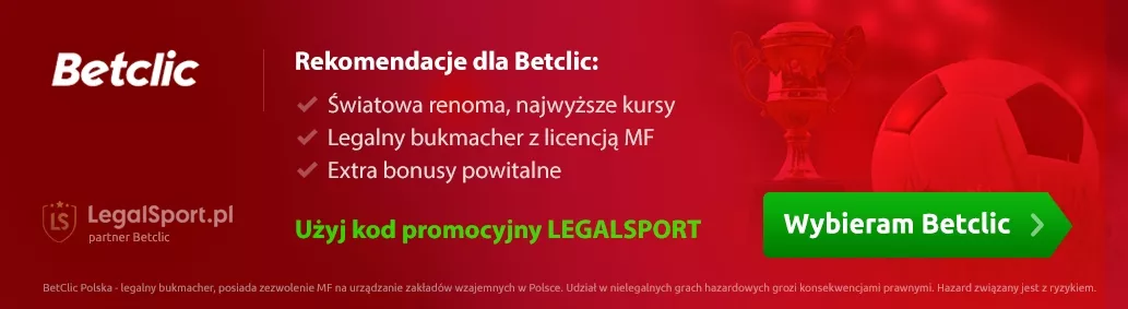 Betclic ma wysokie kursy na najpopularniejsze sporty