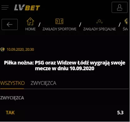 Wysokie kursy na zakłady sportowe
