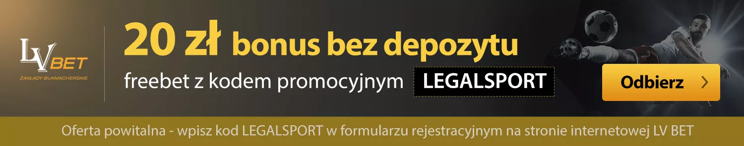 Odbierz freebet 20 zł w LVBET z kodem promocyjnym