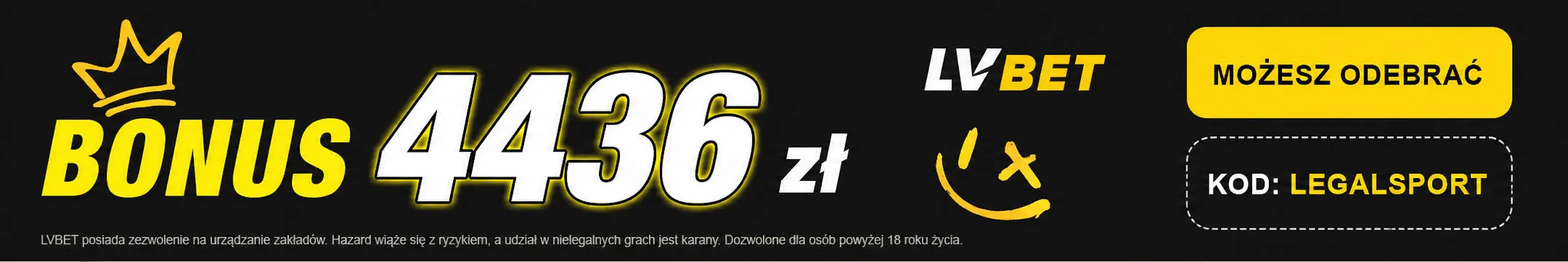 Bonus na start w LV BET 