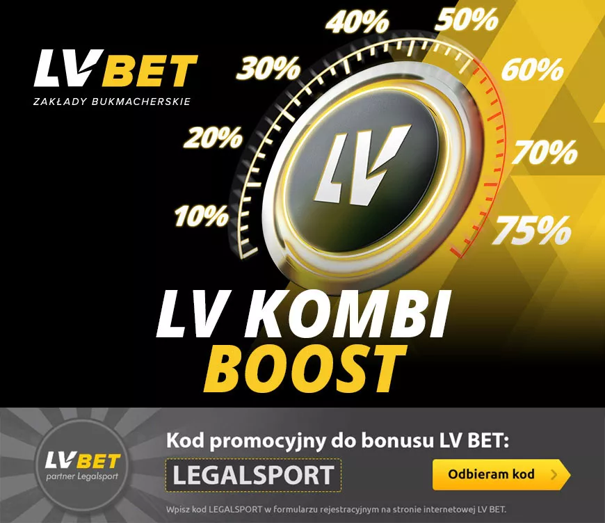 Zdjęcie główne do artykułu o bonusie LV KOMBI BOOST od LVBET Zakłady Bukmacherskie