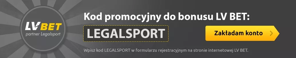 LEGALSPORT - kod promocyjny VIP u legalnego bukmachera LVBET - infografika