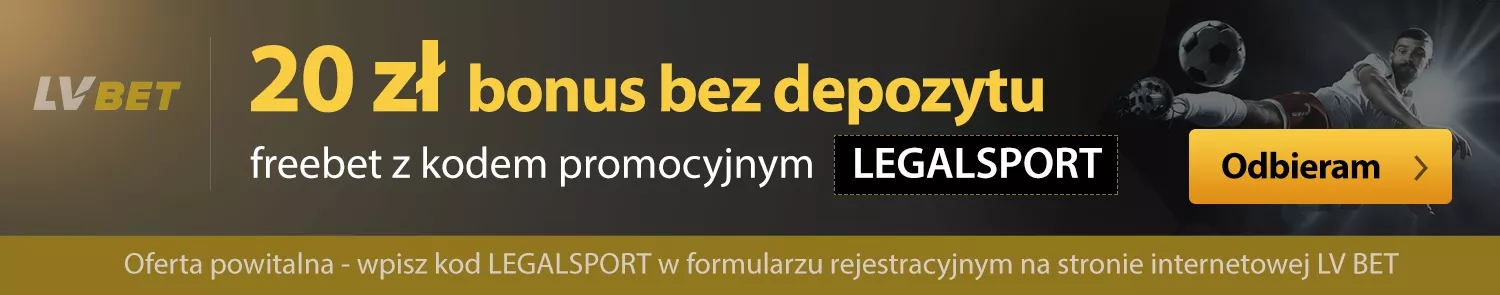 freebet 20 PLN w LV BEt Zakłady Bukmacherskie - infografika