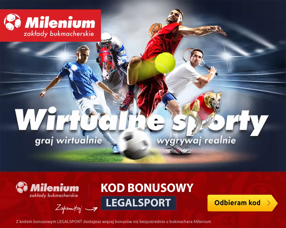 Milenium Zakłady Bukmacherskie - wirtuale i kod
