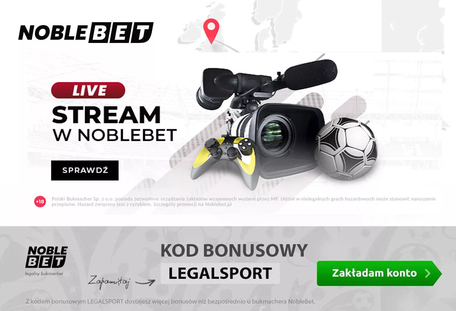 Zdjęcie główne do artykułu o live stream w Noblebet Zakłady Bukmacherskie