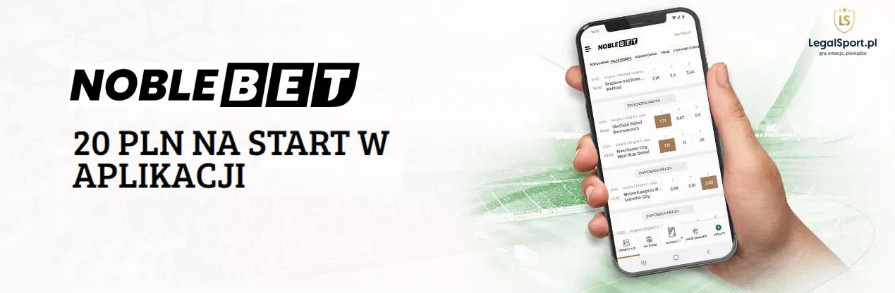 Bonus na aplikację mobilną Noblebet. Promocja dla każdego klienta