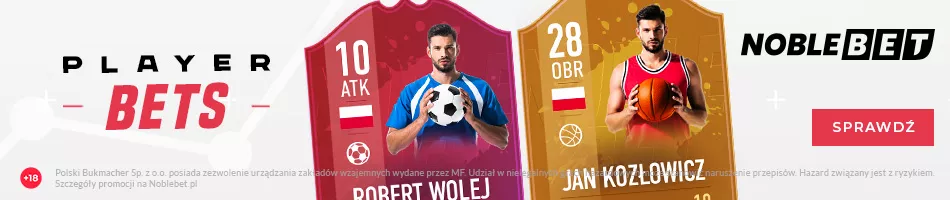 Bukmacherskie zakłady specjalne PlayerBets w Noblebet Zakłady Sportowe