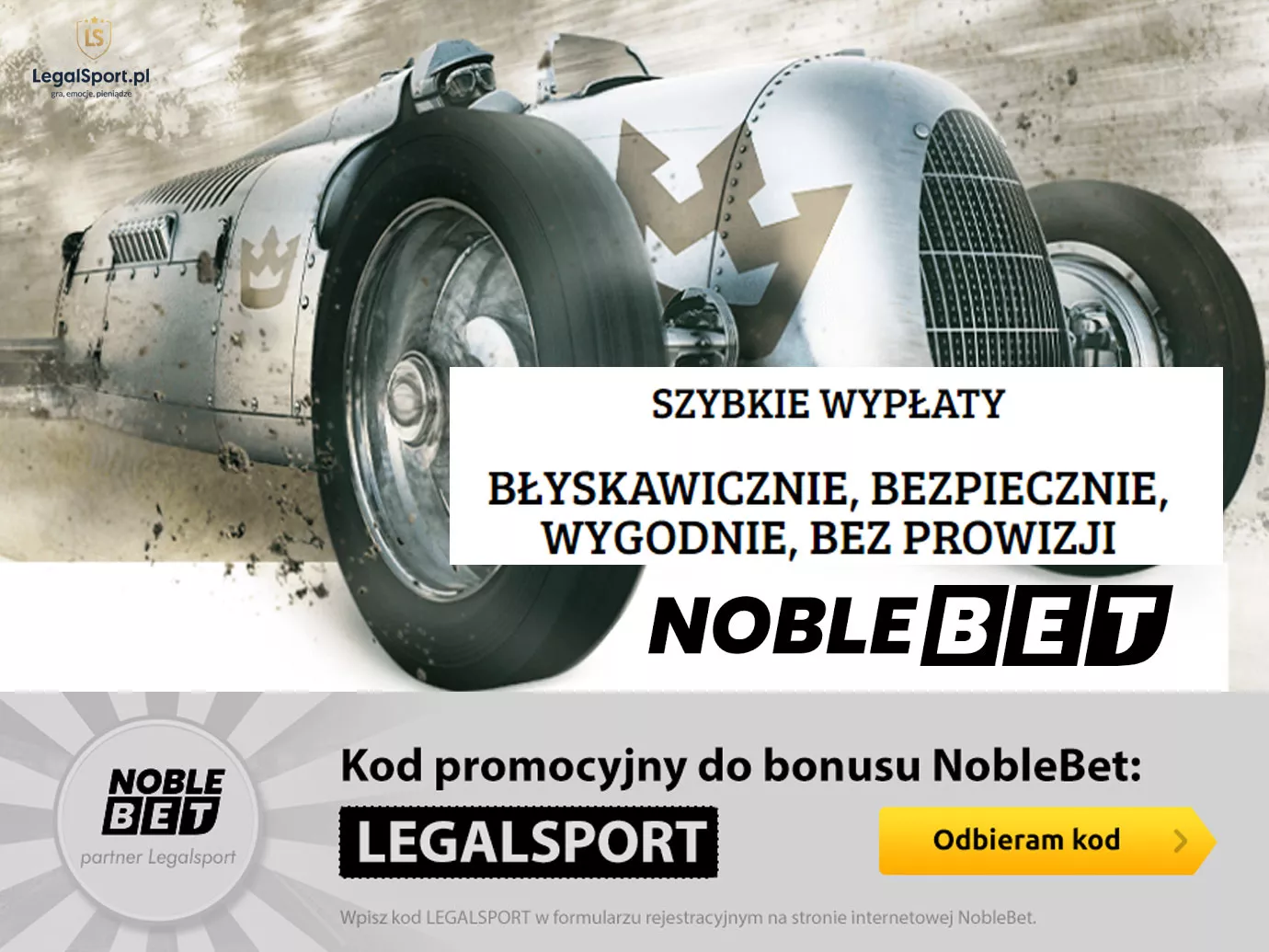 Szybkie wypłaty w Noblebet