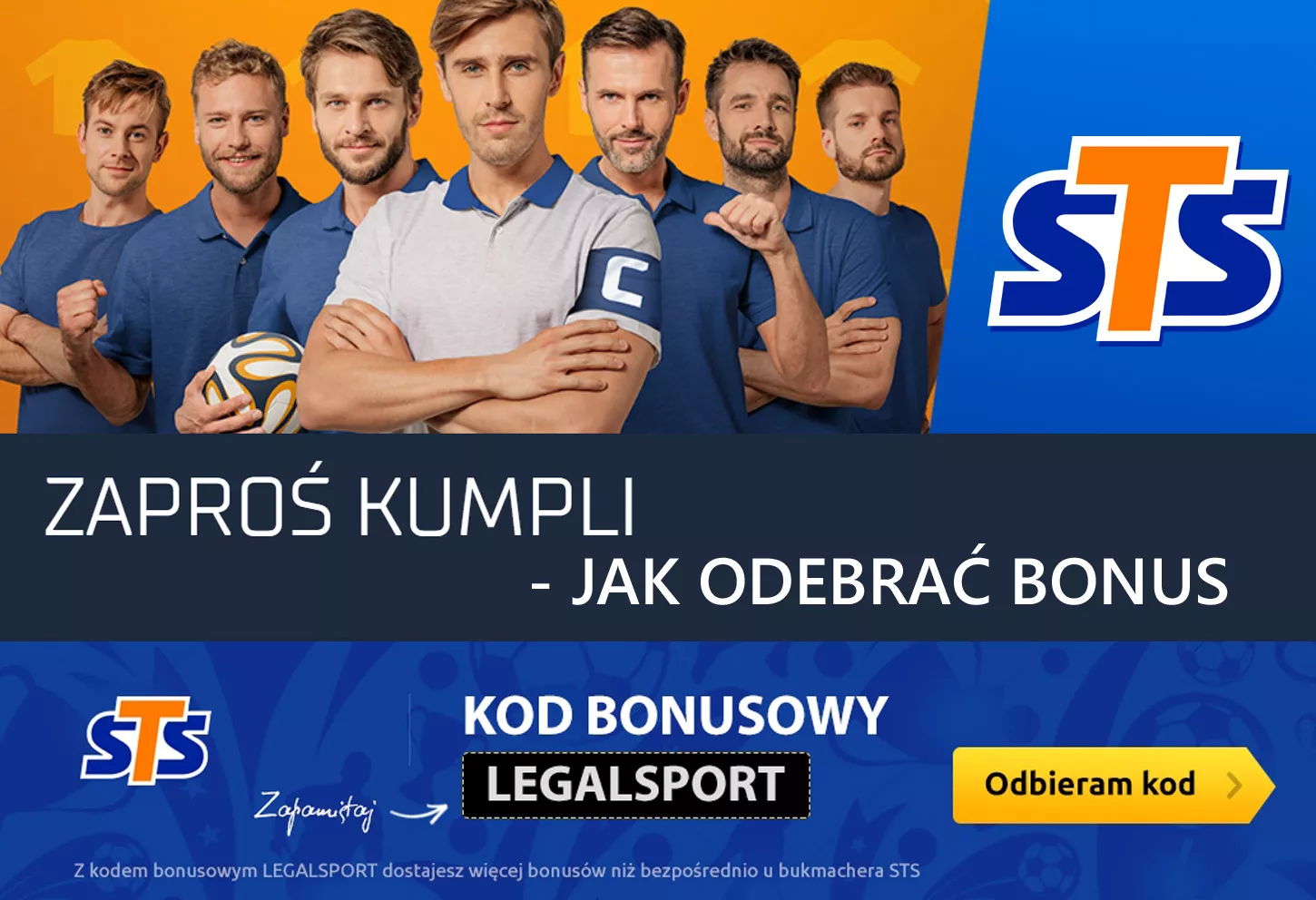 Jak odebrać bonus za kumpla w STS?