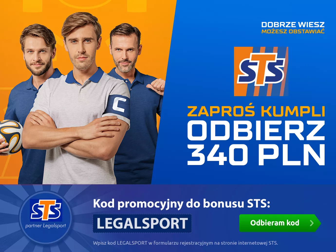 STS Zaproś Kumpli - bonusy za polecenie do 340 zł