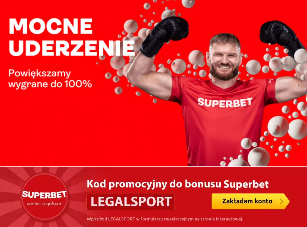 Mocne uderzenie Superbet - wygrane wyższe o 100%