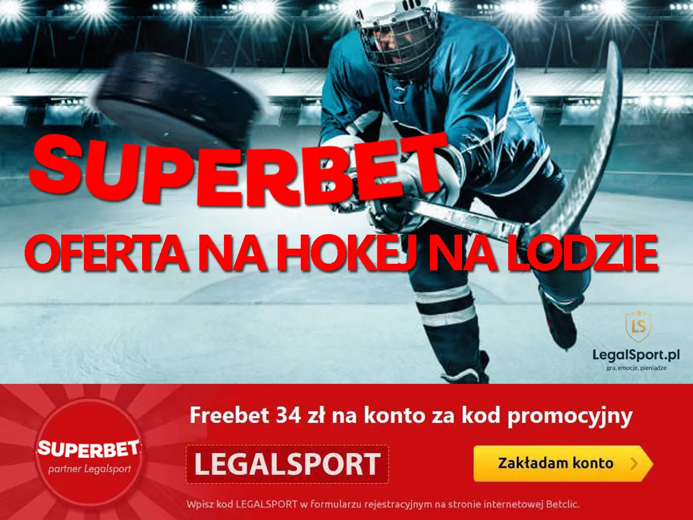 Oferta na hokej w Superbet
