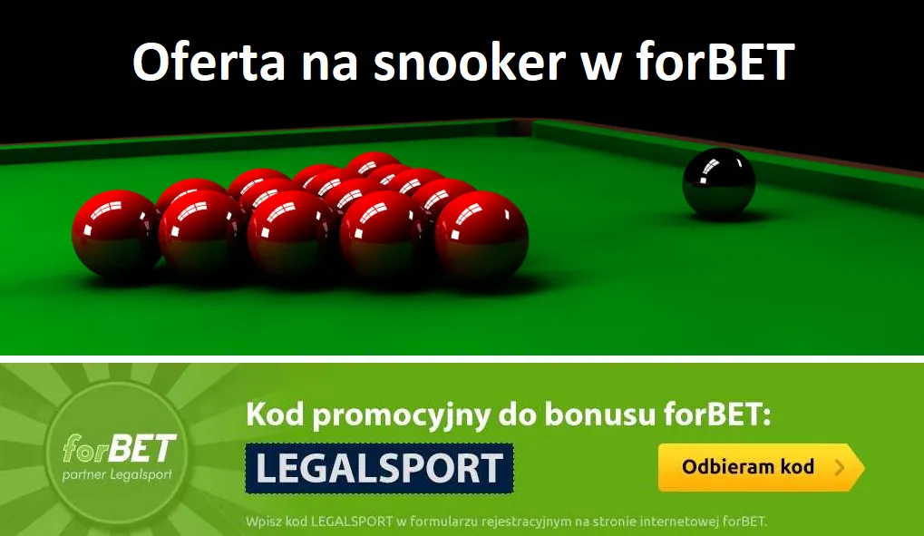 Oferta na snooker w forBET