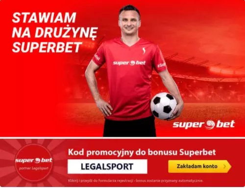Superbet online - ekstra poowiększony bonus z kodem
