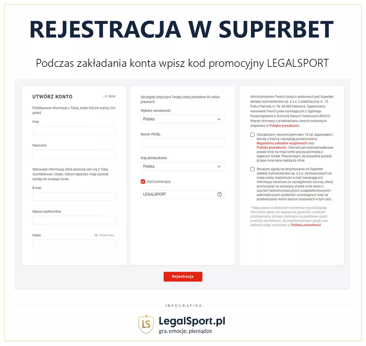 SuperBet rejestracja