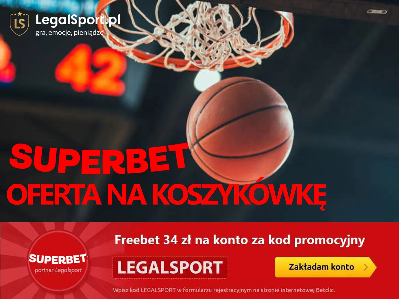 Superbet – oferta na koszykówkę
