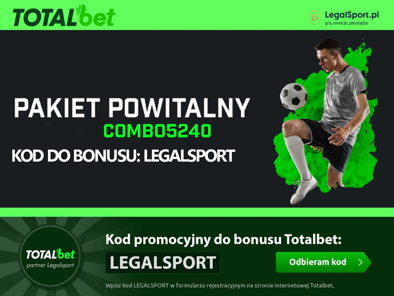 Totalbet bonus 