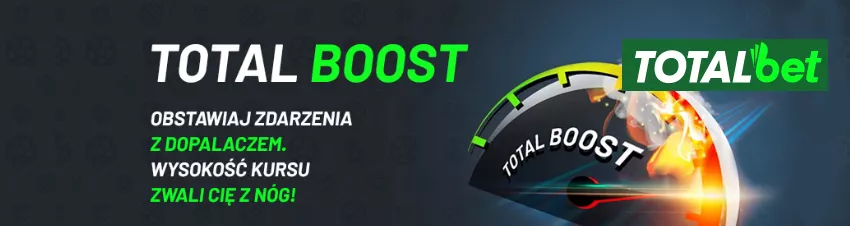 Najwyższe kursy w TOTAlbet w promocji TOTALBoost