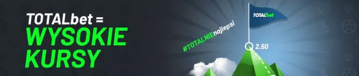 W TOTALbet każdego dnia znajdziemy selekcje z najwyższymi współczynnikami