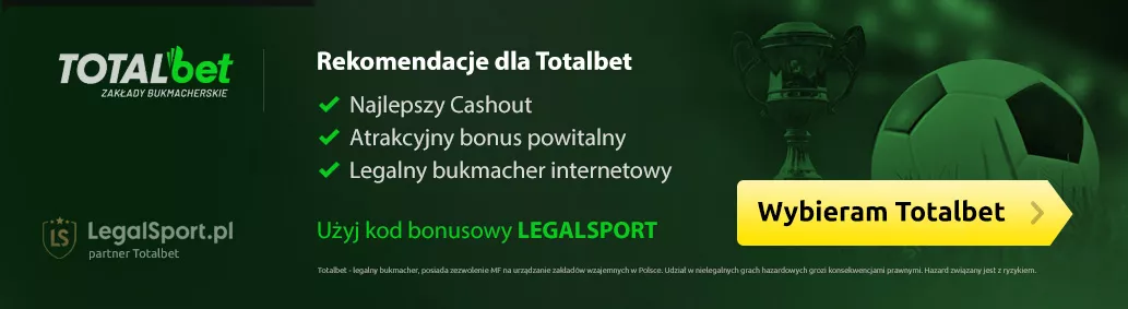 Rejestracja w TOTALbet z kodem promocyjnym LEGALSPORT - dlaczego warto?