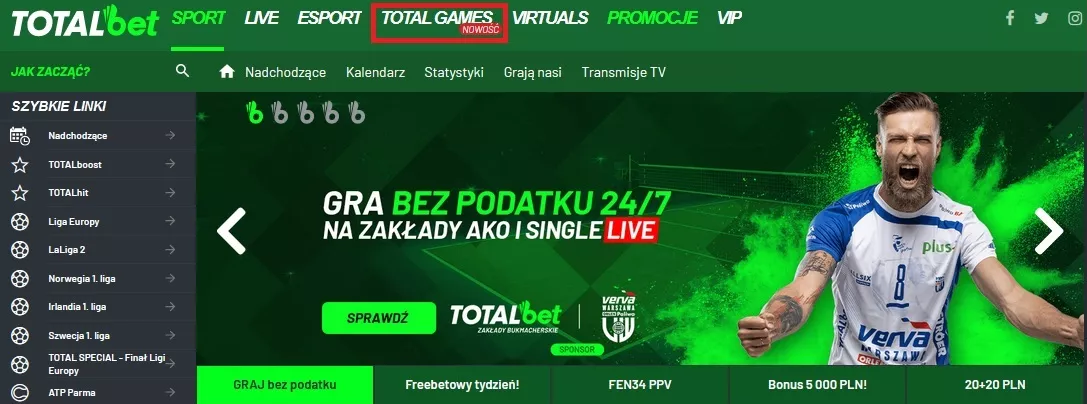 Poker, blackjack i bakarat w TOTALbet