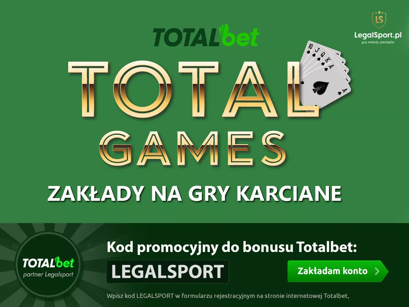 Zakłady na karcianki w TOTALbet