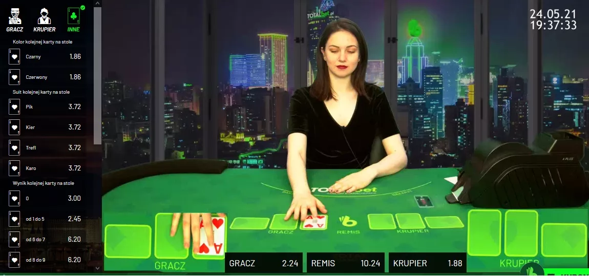 Zakłady wzajemne na bakarata na TOTALbet.pl