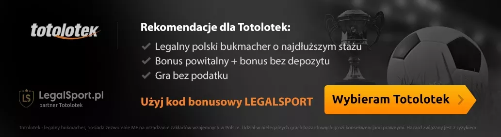 Legalny bukmacher Totolotek: rekomendacje - infografika