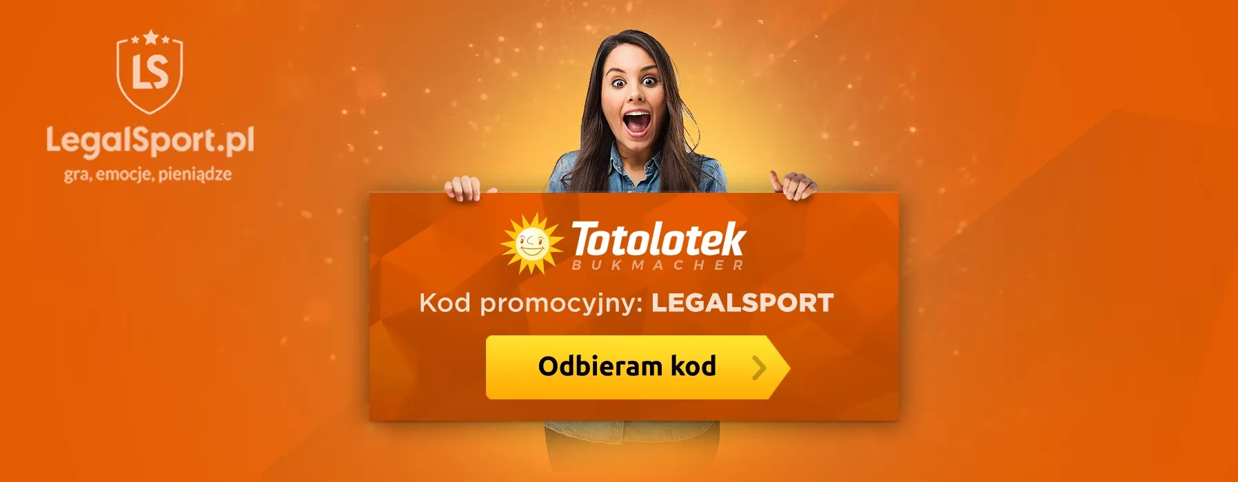 Ekskluzywny kod promocyjny do bukmachera internetowego Totolotek | Oferta ponadstandardowa