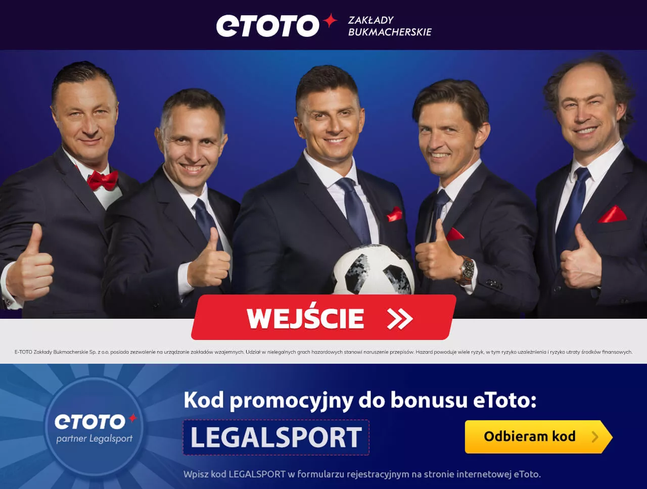 Rejestracja internetowa w eToto - link do przejścia