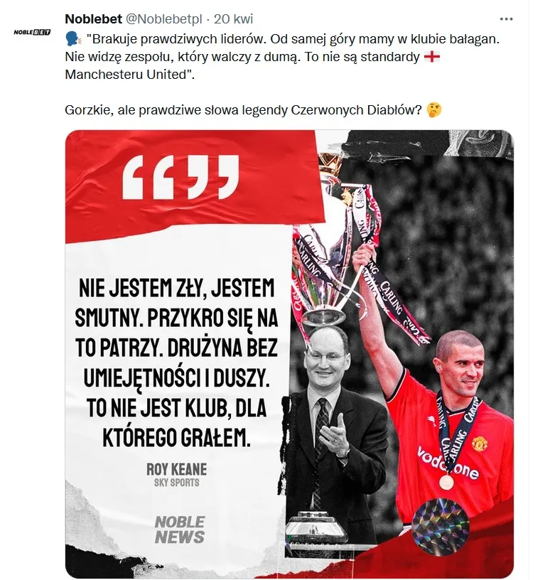 Post na Twitterze Noblebet