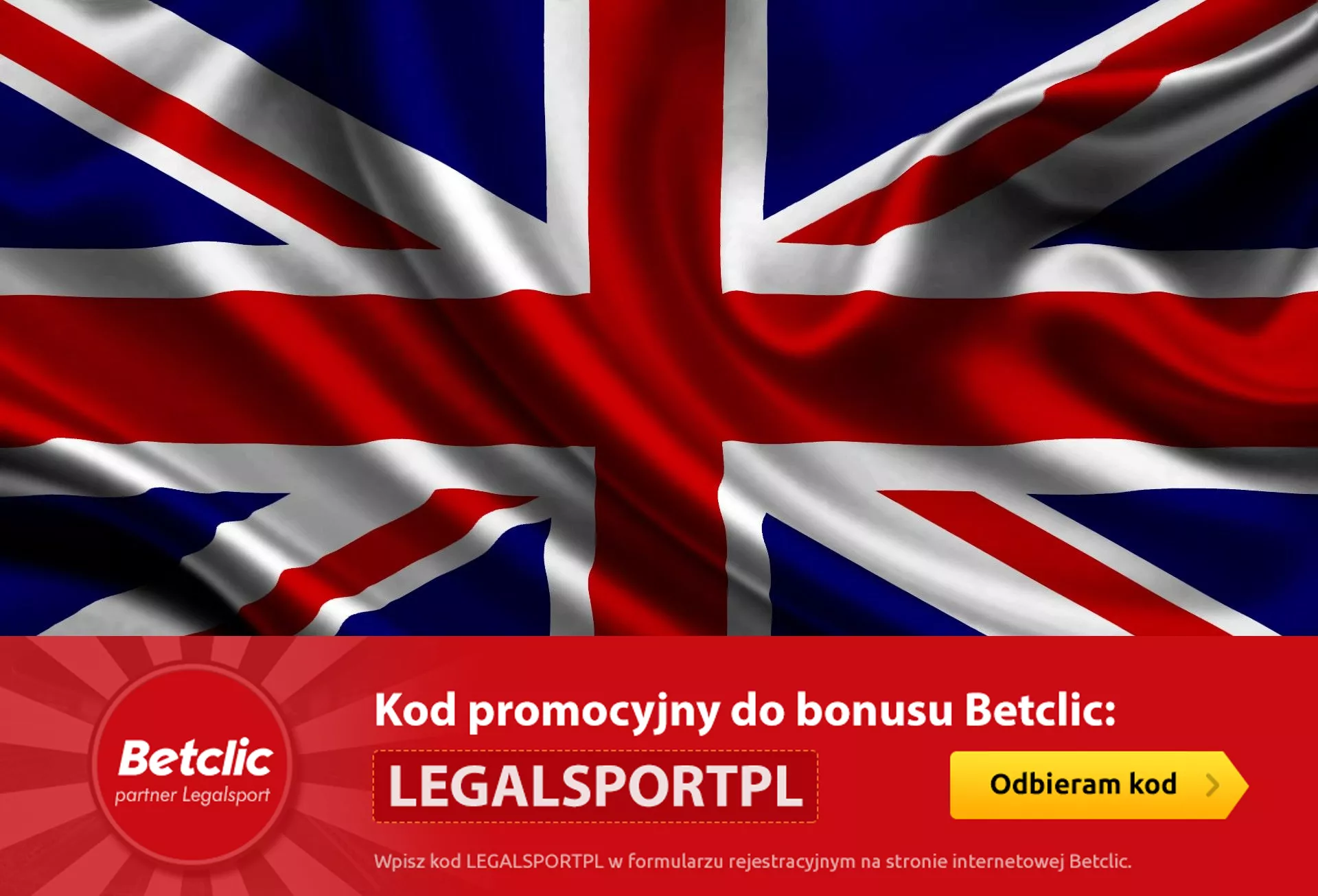 Kod promocyjny do legalnego bukmachera Betclic