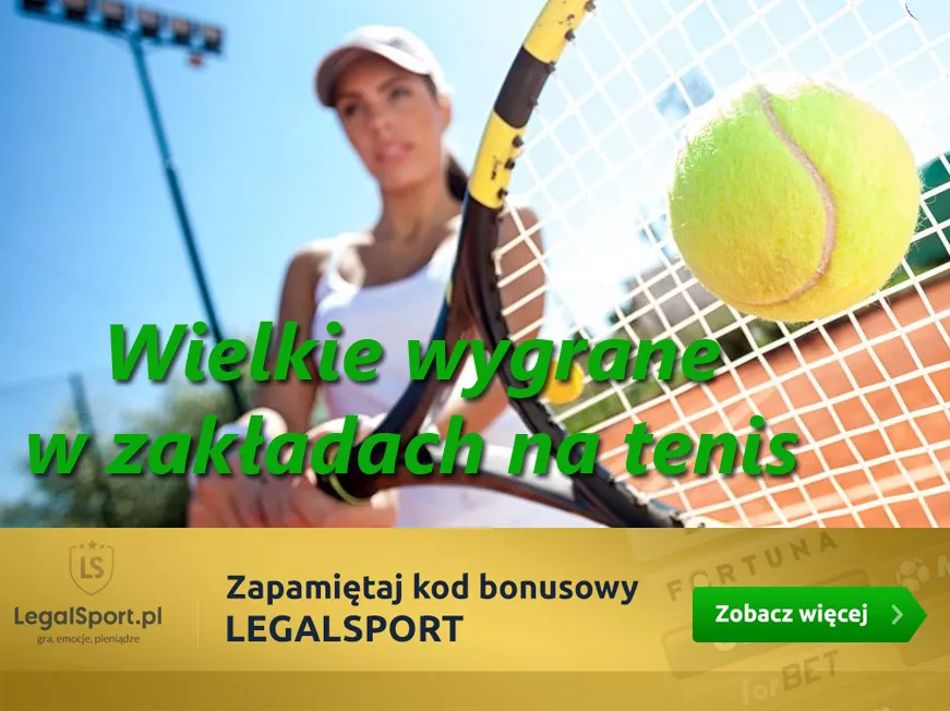 Wielkie wygrane w zakładach sportowych na tenis