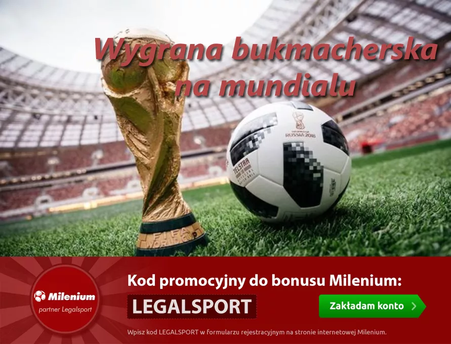 Wygrana bukmacherska 20 000 na mundialowym kuponie