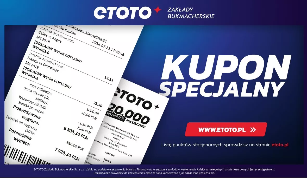 Zwycięski kupon na mundialu - eToto